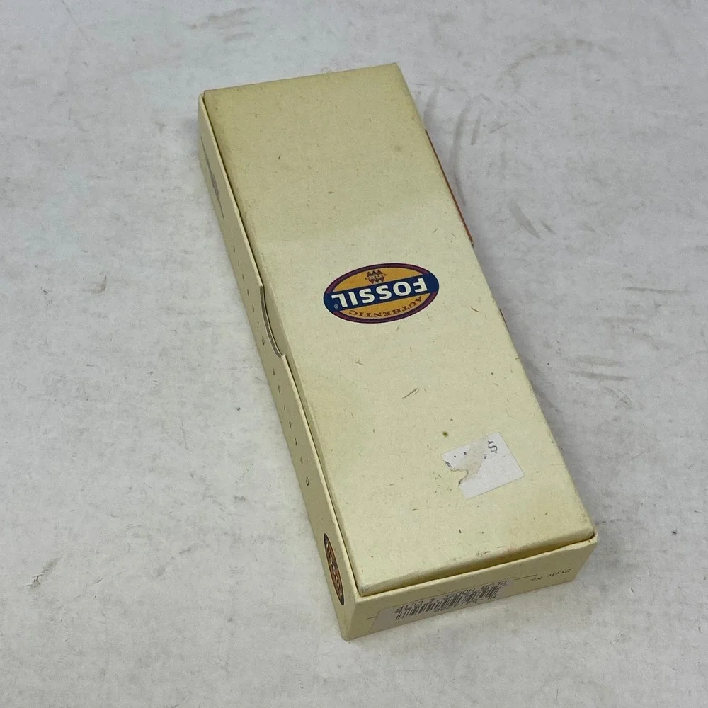 Fossil Golf Classic Brown Leather Magnetic Money Clip ML-5414200 NIB